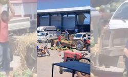Ürünü para etmeyen çiftçi isyan etti; bir römork dolusu karpuzu yere atıp parçaladı