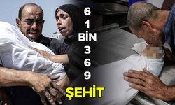 Gazze'de şehit sayısı 61 bin 369’a ulaştı