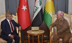 Ahmet Davutoğlu, IKBY Eski Başkanı Mesud Barzani ile bir araya geldi