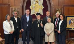 DEM Parti heyetinden Fener Rum Patriği Bartholomeos'a ziyaret