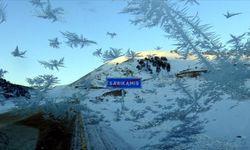 Erzurum, Kars ve Ardahan'da soğuk hava dondurdu