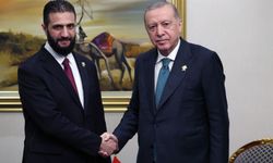 Cumhurbaşkanı Erdoğan, Şara ile görüştü