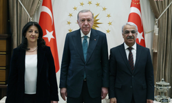 Cumhurbaşkanı Erdoğan, DEM Parti'li Buldan ve Sancar'ı kabul etti
