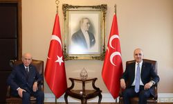 TBMM Başkanı Kurtulmuş, MHP Genel Başkanı Bahçeli'yi ziyaret etti