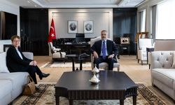 Bakan Fidan, Avrupa İmar ve Kalkınma Bankası Başkanı Renaud-Basso'yu kabul etti