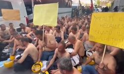 Madenciler Enerji Bakanlığı önünde: "Ya köle ilan edin ya haklarımızı verin!"