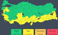 Bazı iller için "sarı" kodlu meteorolojik uyarı