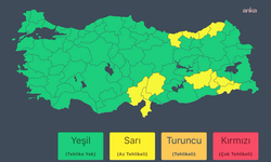 İçişleri Bakanlığı'ndan bazı illere "sarı" kodlu meteorolojik uyarı