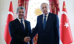 Cumhurbaşkanı Erdoğan, IKBY Başbakanı Mesrur Barzani'yi kabul etti