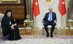 Cumhurbaşkanı Erdoğan, Fener Rum Patriği Bartholomeos'u kabul etti