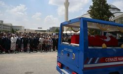 Ankara'da kaza kırıma uğrayan helikopterde hayatını kaybeden pilot son yolculuğuna uğurlandı