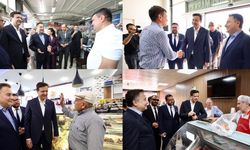 Arıkan ve Babacan, Antalya'da esnafı ziyaret etti