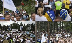 Srebrenitsa kurbanlarını anmak için binlerce kişi Barış Yürüyüşü'ne katıldı