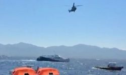 KKTC'nin Girne Limanı'ndan ayrılan feribotun alabora olması nedeniyle kurtarma çalışması başlatıldı