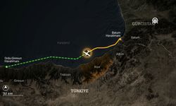 Gürcistan'dan kalkan iki kişilik özel uçak Rize açıklarında denize acil iniş yaptı