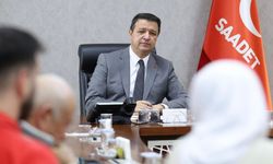 Ünye Çevre Platformu üyelerinden Saadet Partisi Genel Başkanı Mahmut Arıkan'a ziyaret