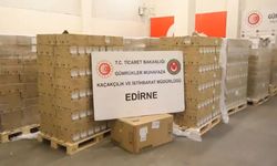 Kapıkule Gümrük Kapısı'nda 79 bin adet kaçak ürün ele geçirildi