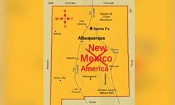 Trump, New Mexico'nun adını "New America" olarak değiştiren bir harita paylaştı