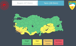 Meteoroloji’den 17 il için sarı, Muğla’nın 8 ilçesi için turuncu uyarı