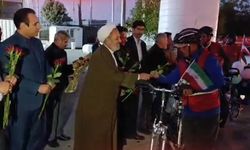 Minab bisiklet kervanı İran’a giriş yaptı