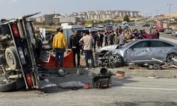 MHP Milletvekili Karakoç'un bulunduğu konvoy kaza yaptı: 1 ölü, 7 yaralı