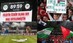 Konyaspor-Filistin maçına sosyal medyadan destek ve tebrik yağmuru