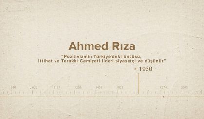 Ahmed Rıza... İslam Düşünürleri - 505. Bölüm