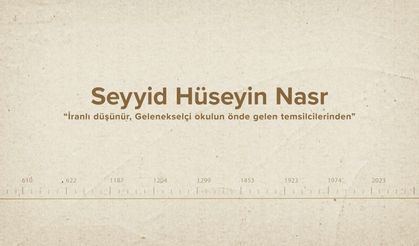 Seyyid Hüseyin Nasr... İslam Düşünürleri - 541. Bölüm