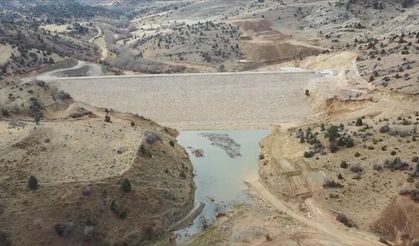 Konya Selçuklu Tepekent Barajı'nda su tutuldu