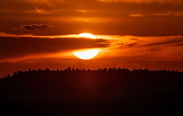 Karaman'da gün batımı