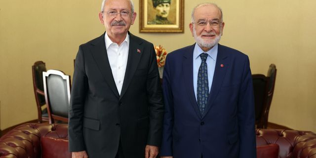 Saadet Lideri Karamollaoğlu'ndan Kılıçdaroğlu'na ziyaret