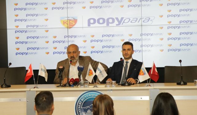 Kayserispor, Popypara ile sponsorluk anlaşması imzaladı