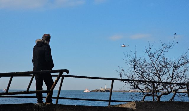 Zonguldak’ta batan gemide acı bekleyiş