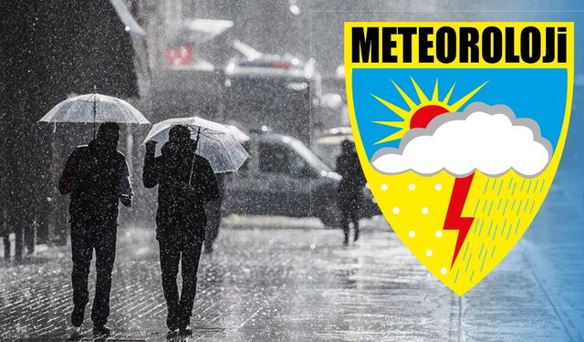 Meteoroloji'den 12 il için yağış uyarısı