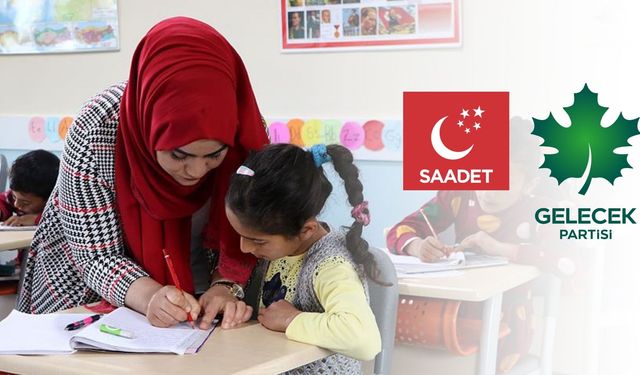 Saadet-Gelecek Grubu öğretmenlerin yaşadığı sorunları görüşmek için TBMM'den genel görüşme talep etti 