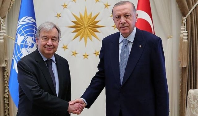 Cumhurbaşkanı Erdoğan, BM Genel Sekreteri Guterres ile telefonda görüştü