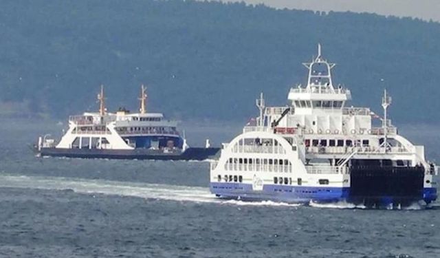 Marmara’da feribot seferlerine fırtına engeli