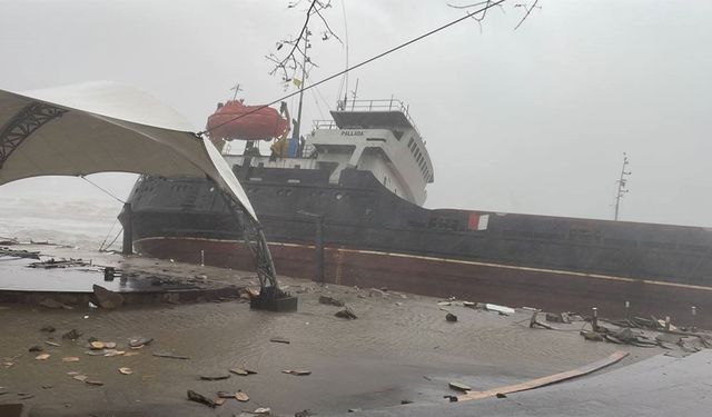 Zonguldak'ta batan geminin yeri tespit edildi