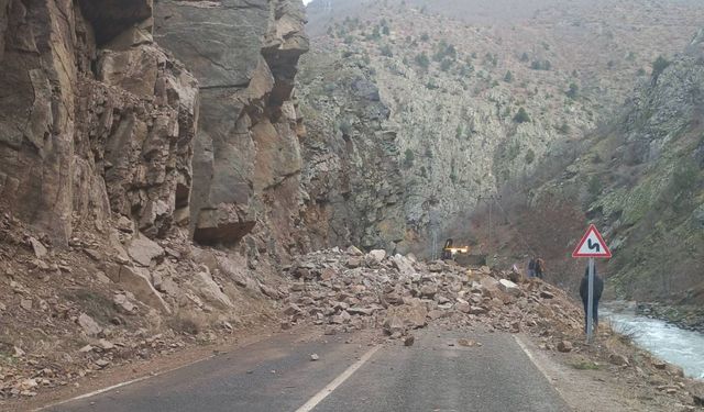 Artvin-Ardahan kara yolu heyelan nedeniyle ulaşıma kapandı