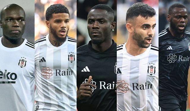 Beşiktaş'ta 5 futbolcu kadro dışı bırakıldı