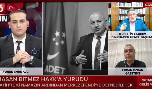 Yıldırım: Hasan Bitmez'in Meclis'teki o konuşmasını Allah soracak!