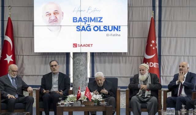 Saadet Partisi, Kocaeli Milletvekili Merhum Hasan Bitmez için taziye programı düzenlendi