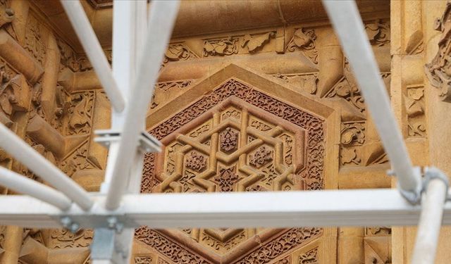 Divriği Ulu Camii ve Darüşşifası'ndaki restorasyonda sona doğru