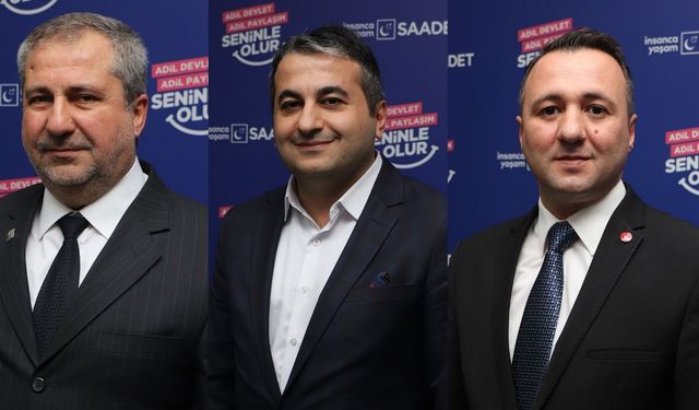 Saadet Partisi Konya'da 3 adayını açıkladı 