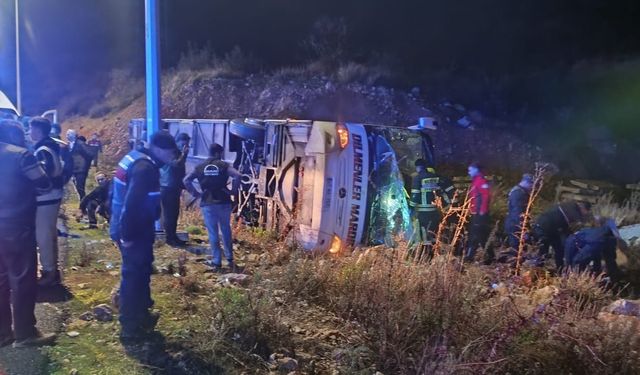 Mersin'de otobüs kazası: 9 ölü, 30 yaralı