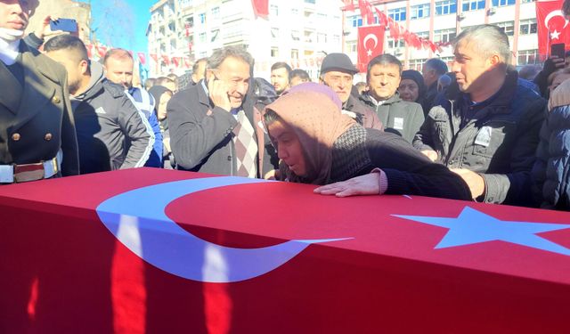 Şehit Uzman Çavuş Ahmet Köroğlu, memleketi Giresun'da son yolculuğuna uğurlandı