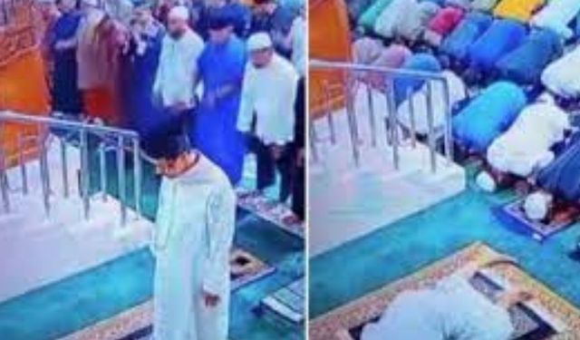 Namaz sırasında kalp krizi geçiren imam secdede vefat etti