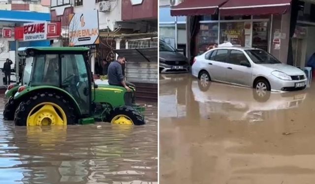 İzmir'de sağanak: Bir ilçede okullar tatil edildi