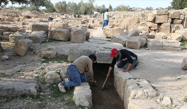 Dara Antik Kenti'nde 1500 yıllık içme suyu kanalı bulundu