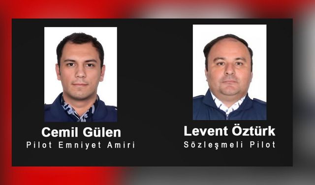 Gaziantep'te helikopter kaza kırıma uğradı: 2 polis şehit oldu